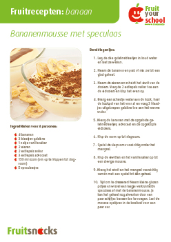 Recept banaan: bananenmousse